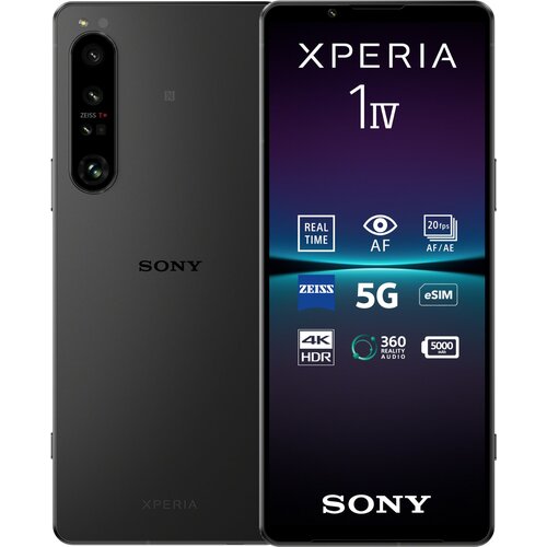 Smartfon SONY Xperia 1 IV 12/256GB 5G 6.5″ 120Hz Czarny XQCT54C0B.EEAC