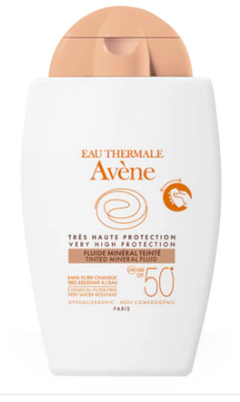 AVENE SUN Fluid mineralny koloryzujący SPF50 40 ml