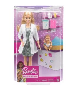 Barbie Lalka Lekarz Pediatra z Dzieckiem GVK03