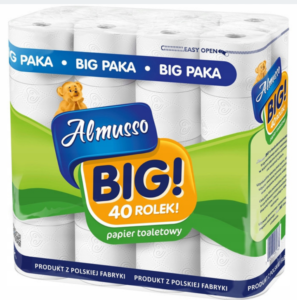Papier toaletowy bezzapachowy Almusso 40 szt.