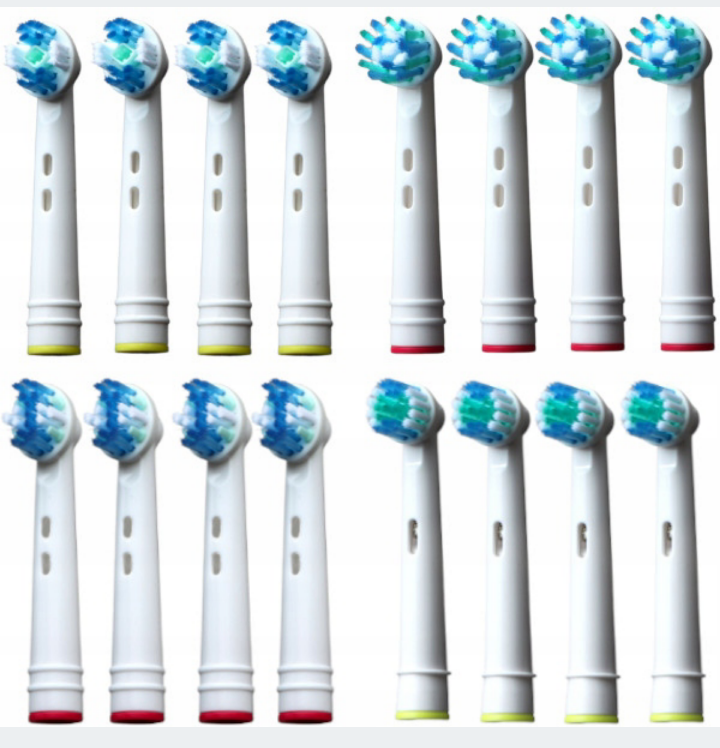 16x Końcówki do Oral-b White Precision Floss Cross