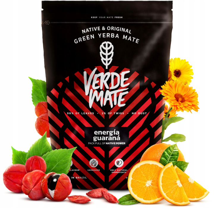 Yerba Mate Verde Mate Energia Guarana 500 g