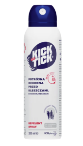 KICK the TICK Max Repelent Plus Ochrona przed kleszczami 200ml KRÓTKA DATA