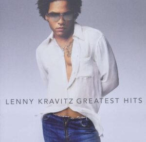 Album muzyczny „Greatest Hits” Lenny’ego Kravitza na płycie CD.