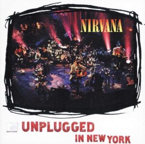 Album muzyczny „MTV Unplugged In New York” zespołu Nirvana na płycie CD.