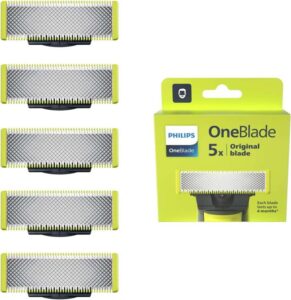 Philips OneBlade 5 x oryginalne ostrza zamienne OneBlade (model QP250/50)