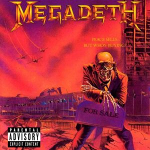Album muzyczny „Peace Sells…But Who’s Buying?” zespołu Megadeth na płycie CD.