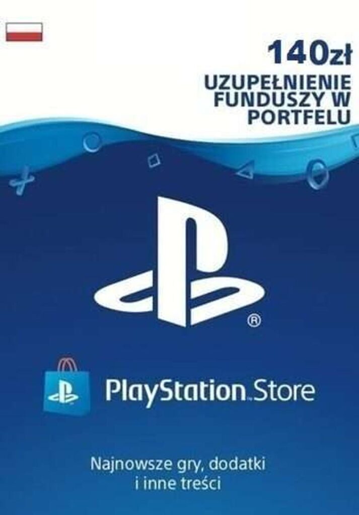 Doładowanie PlayStation Network o wartości 140 PLN.