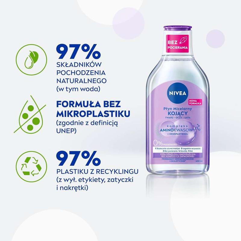 Nivea kojący płyn micelarny 400ml