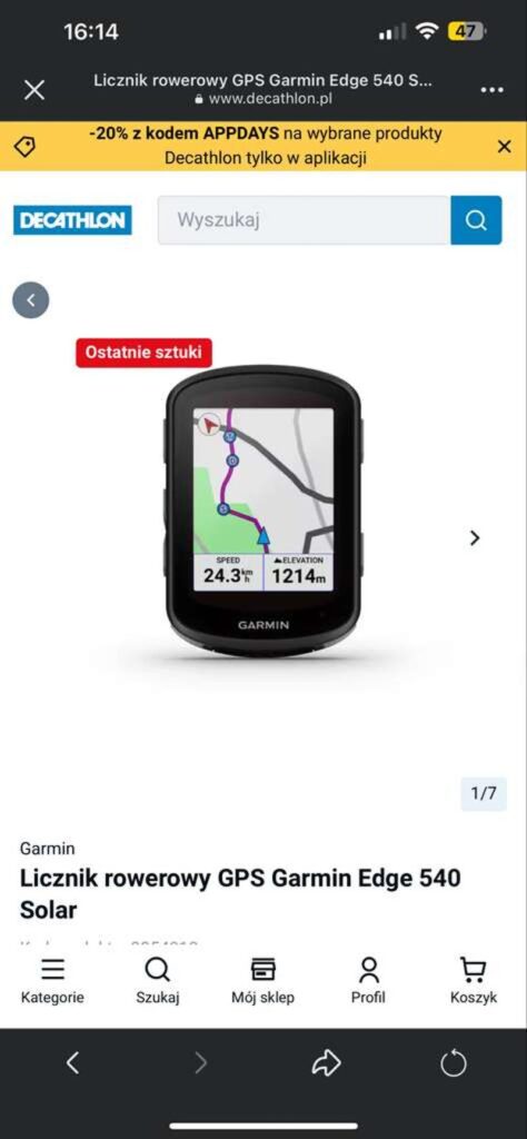 Garmin EDGE 540 Solar