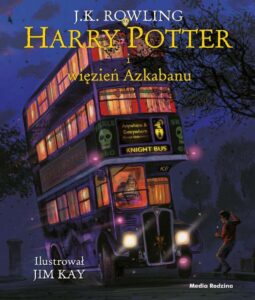 Wydanie ilustrowane książki „Harry Potter i więzień Azkabanu”.