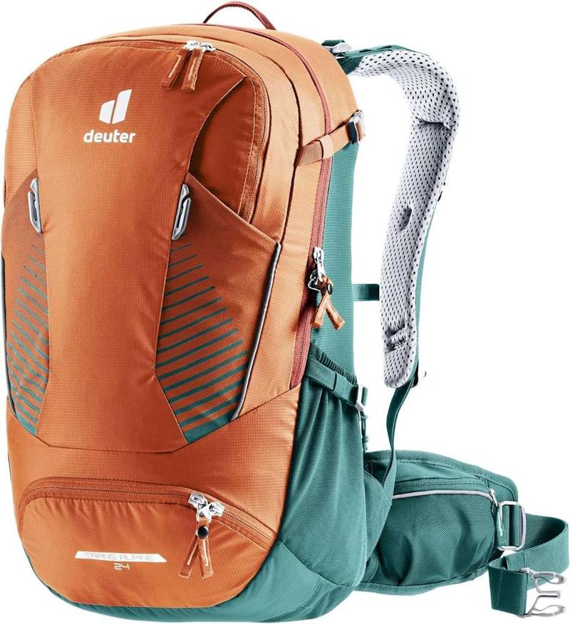 Plecak rowerowy marki Deuter model Trans Alpine 24 dedykowany dla mężczyzn.