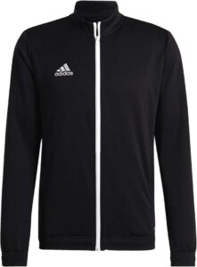 Bluza rozpinana Adidas Entrada 22 (czarna z białym zamkiem) system Aeroready, rozmiar od S do XXL