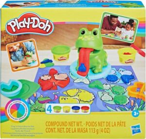 Zestaw Play-Doh kolorowa żaba.
