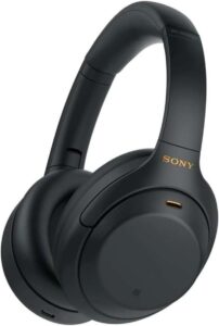 Słuchawki Sony WH 1000XM4 z technologią redukcji hałasu (ANC)