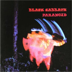 Album muzyczny „Paranoid” zespołu Black Sabbath na płycie CD.
