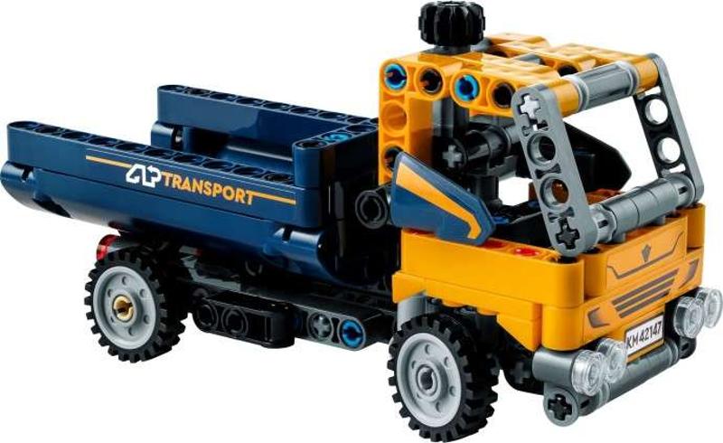 LEGO Technic 42147 Wywrotka + LEGO Technic 42163 Buldożer do zadań specjalnych